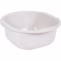 Couleur : Blanc , Ø x H. (cm) : 43 x 18 , Contenance (l) : 16