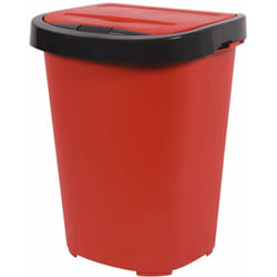 EDA - poubelle city push 40 l rouge rubis 1235676