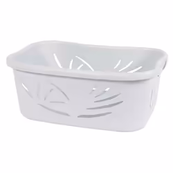 Description générale La corbeille à linge ergonomique Flora de 37 L en blanc cérusé est conçue pour s'intégrer parfaitement d ...