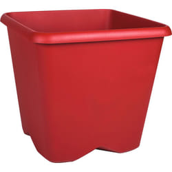 EDA - Pot plastique carré chorus 24,2 l rubis l 34,5 x l 34,5 x h 31,9 cm