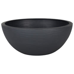 EDA - Pot de fleurs vasque en plastique Graphit up anthracite - ø 30 cm