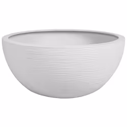 Description générale Cette vasque blanc cérusé de 5,5 litres au décor Graphit'Up est idéale pour embellir votre espace extéri ...