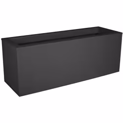 Balconnière rectangulaire Graphit Up 59 x 19,5 x 22,8 cm - 25 L - Gris anthracite - Eda