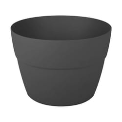 EDA - Pot Cavalier Cancun - Ø29x20.6cm 8L gris anthracite Plastique