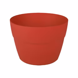 Présentation EDA Plastiques, entreprise Française depuis 1946 Pot cavalier Cancùn Rouge Rubis, ANTI-UV Volume : 8 litres Dime ...