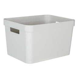 Boîte de Rangement DECOR STONE Blanc - 30 L