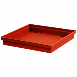 Soucoupe pour pots de fleurs carrées Toscane Elle convient pour les pots de fleurs carrées Toscane de la marque EDA - Dimensi ...