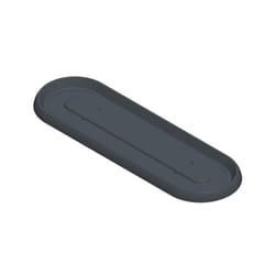 EDA - Soucoupe Cancun - Gris Anthracite - Pour Jardinière Cancun 80 cm plastiques
