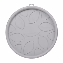 EDA - Soucoupe à 4 roulettes - Gris Anthracite - 35 cm Solide et pratique, la soucoupe à roulettes vous apportera un confort ...