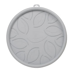EDA - Soucoupe 4 roulettes - Gris béton - 35 cm