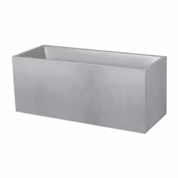 Avec réserve d'eau : Non Matière principale : Polypropylène Percé : Oui Aspect : Mat Profondeur (en cm) : 39.5 Couleur : Gris ...