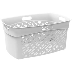 EDA Corbeille à linge Alméria - 45 L - Blanc