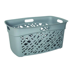 Corbeille à linge 45 litres gris almeria - eda