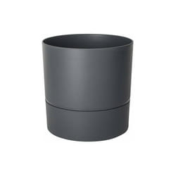 Pot Rond Polypropylène Aquaduo Diam.28.5 Cm Gris Anthracite - EDA