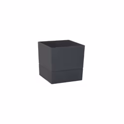 Matière principale: Polypropylène Couleur: Gris anthracite Forme du contenant: Carré Percé: Non Sur roulettes: Non Famille de ...