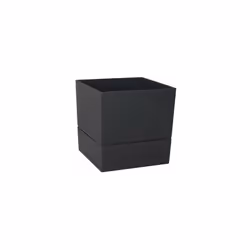 Matière principale: Polypropylène Couleur: Gris anthracite Forme du contenant: Carré Percé: Non Sur roulettes: Non Famille de ...
