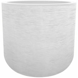 EDA - plastique - Pot rond 40 cm GraphitUp - 32,5 l - Blanc ceruse