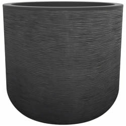 EDA - plastique - Pot rond 50 cm GraphitUp - 67 l - Gris anthracite