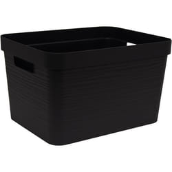 Boîte de rangement Décor Stone 30 L - Noir - 43 x 33 x 257 cm - EDA PLASTIQUE
