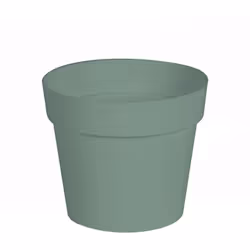 Présentation Pot de fleur Toscane Ø 13 x 11,7 cm rond 1,1 Litres Vert Laurier EDA