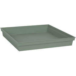 Soucoupe Toscane carrée 32 cm - Vert laurier EDA