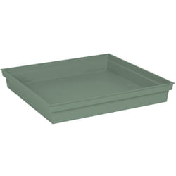 EDA - Soucoupe Toscane carrée 39 cm - Vert laurier