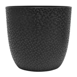 EDA - Cache-pot opale Noir, 12,5 x 15 cm, 1,3 l
