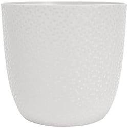 EDA - Cache-pot opale Blanc ivoire, 12,5 x 15 cm, 1,3 l