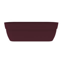 EDA - Jardinière basse Osaka - 38L - Rouge Bourgogne