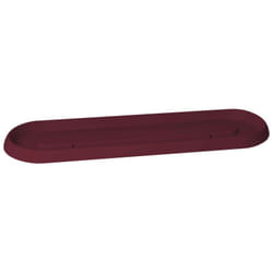 EDA - Soucoupe Osaka pour Jardinière basse Osaka - Rouge Bourgogne