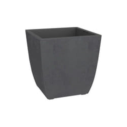 EDA - Bac a fleurs - diva basalt - Gris anthracite - Carré - 42 l - 43,5 x 43,5 x H.44,2 cm Bac intérieur amovible