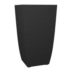 EDA - Pot de fleur Stone Diva carré avec bac amovible 43,5 x 78,2 cm