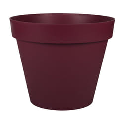 EDA - Pot de fleur rond Toscane ø 48 x H.40 cm - Rouge bourgogne