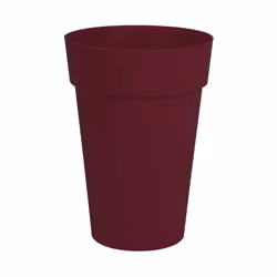 Présentation Pot de fleur intérieur ou extérieur en polyéthylène. Couleur Bourgogne De marque EDA Plastiques, ce pot est issu ...