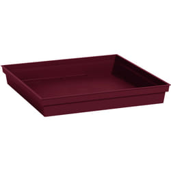 Soucoupe toscane Bourgogne carrée pour 22 l, 26,7 x 26,7 x 3,8 cm EDA