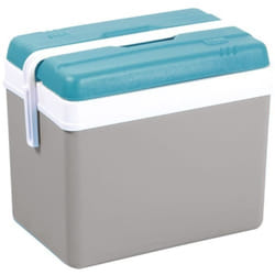 Glacière 35 l gris perle couvercle bleu lagon - EDA