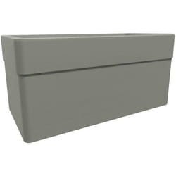 Eda - Jardinière Rectangulaire Carel Taupe 78 X 39 X 39 Cm - 63 L