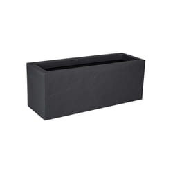 EDA Balconnière VOLCANIA UP Beige Calcaire 59x19,5x22,8cm, Bac Rétention d'Eau 25L - Décoration & Aménagement de Jardin
