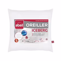 Description générale Lot de 2 oreillers moelleux ICEBERG de dimensions 60x60 cm, conçus pour offrir un confort optimal. Leur ...