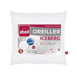 Les Tendances - abeil Lot de 2 Oreillers moelleux iceberg 60x60cm