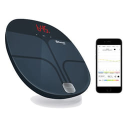 Terraillon Web Coach Fit Rectangle Anthracite Pèse-personne électronique