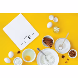 Terraillon SMARTUSB escabeaux de cuisine Blanc Comptoir Rectangle Balance de ménage électronique