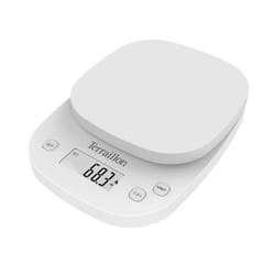 Terraillon Precision Blanc Comptoir Ovale Balance de ménage électronique