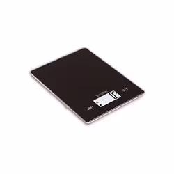 Terraillon 15336, Balance de ménage électronique, 5 kg, 1 g, Noir, Verre, Verre