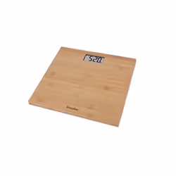 Terraillon BAMBOO SCALE, Pèse-personne électronique, 150 kg, 100 g, Bambou, kg, Carré