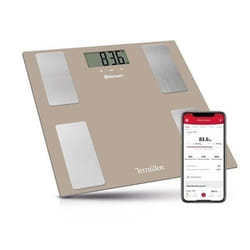Terraillon COACH CONNECT Carré Marron Pèse-personne électronique
