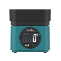 Terraillon BA22 Noir, Bleu Comptoir Rectangle Balance de ménage électronique