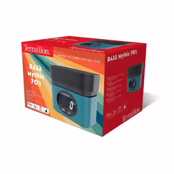 Terraillon BA22 Noir, Bleu Comptoir Rectangle Balance de ménage électronique