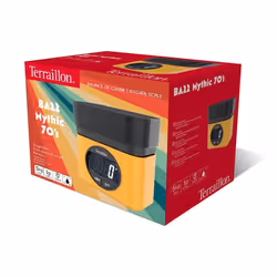 Terraillon BA22 Noir, Jaune Comptoir Balance de ménage électronique