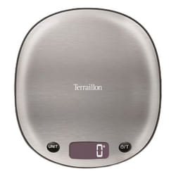 Terraillon Macaron+ Acier inoxydable Comptoir Ovale Balance de ménage électronique